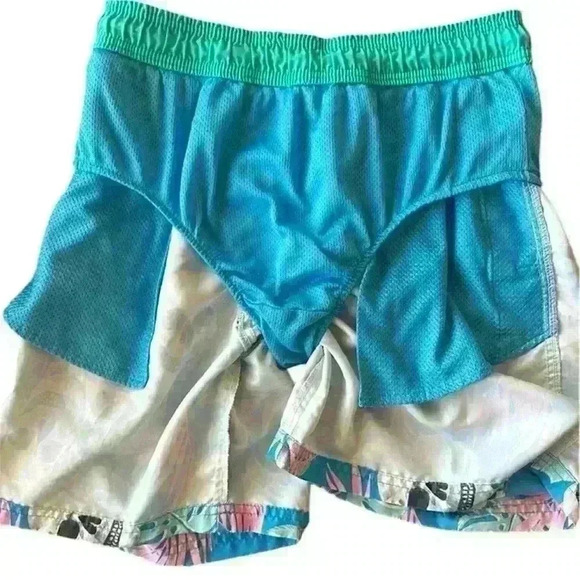 No Boundaries Swim suit set of 3 skulls/floral, tropical, retro dinosaurs/palms - Picture 8 of 8